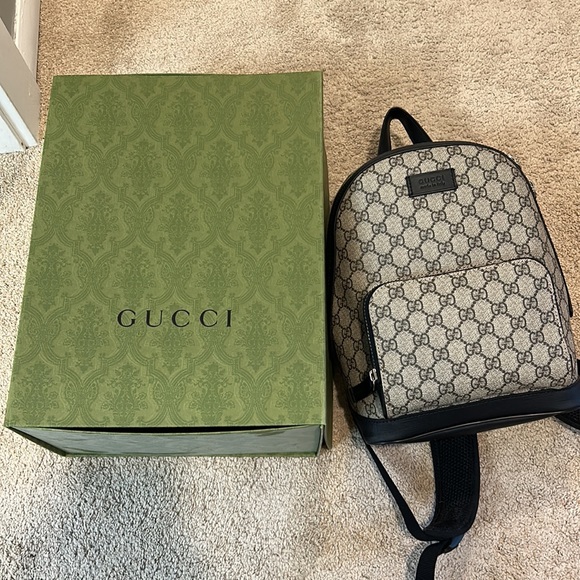 Gucci GG Supreme Monogram Small Eden Day Backpack - Picture 1 of 8